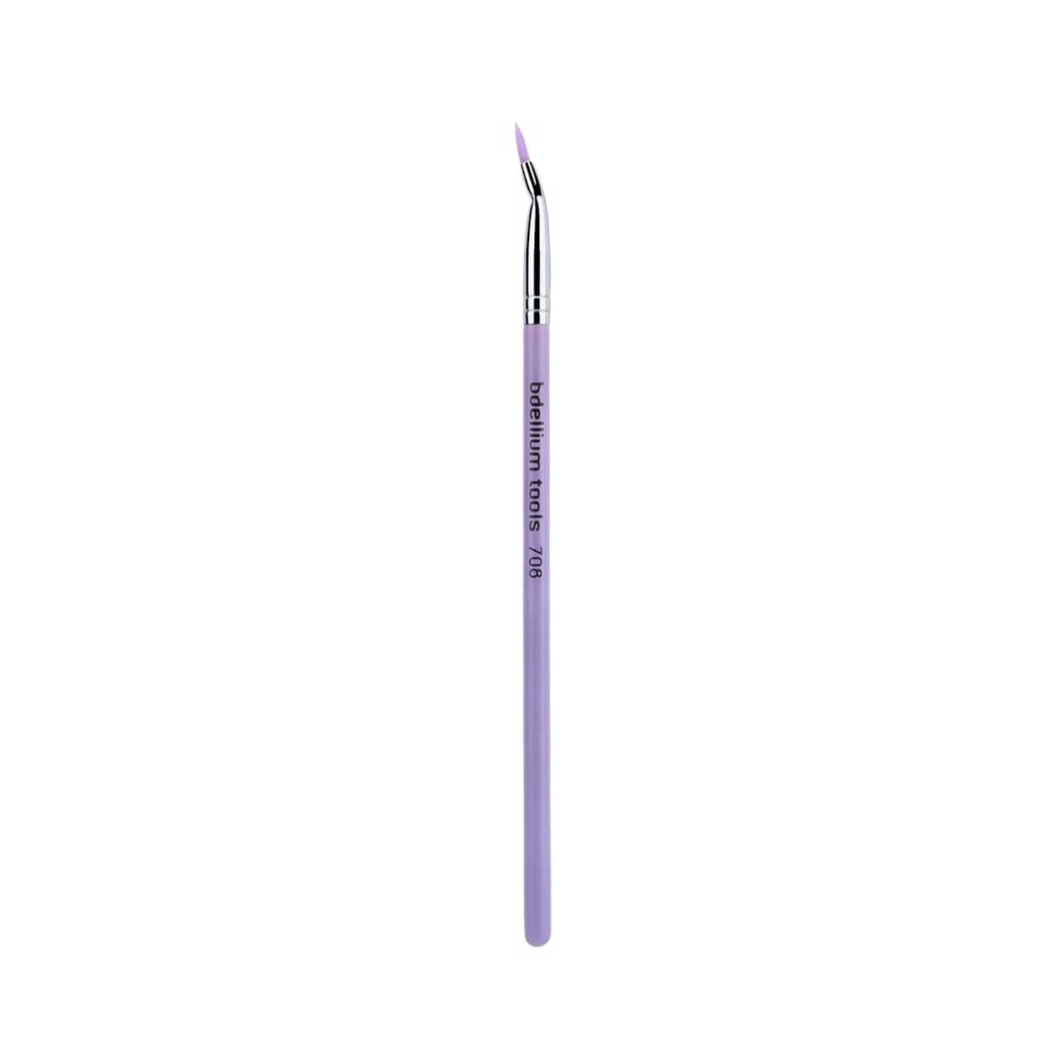 BDellium Tools - Purple Bambu - 708 Bent Eyeliner Brush - Purple 3 BDellium Tools - Purple Bambu - 708 Bent Eyeliner Brush - Purple