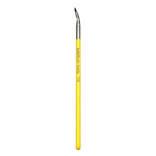 BDellium Tools - Studio Line - 708 Bent Eyeliner Brush - Yellow