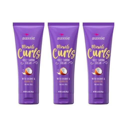 Aussie Miracle Curls Frizz Taming Curl Cream - Pack Of 3