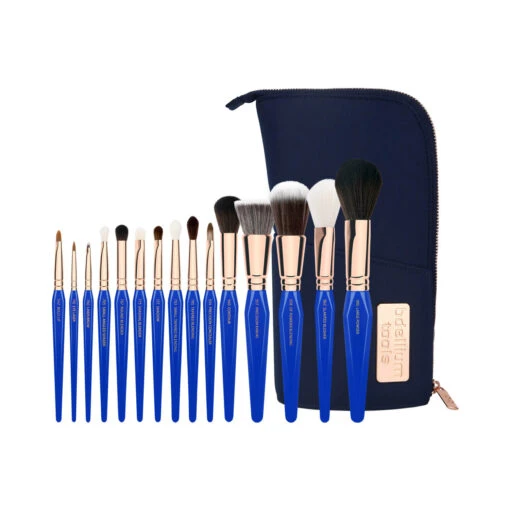Golden Triangle Phase I Complete 15pc Brush Set With Pouch