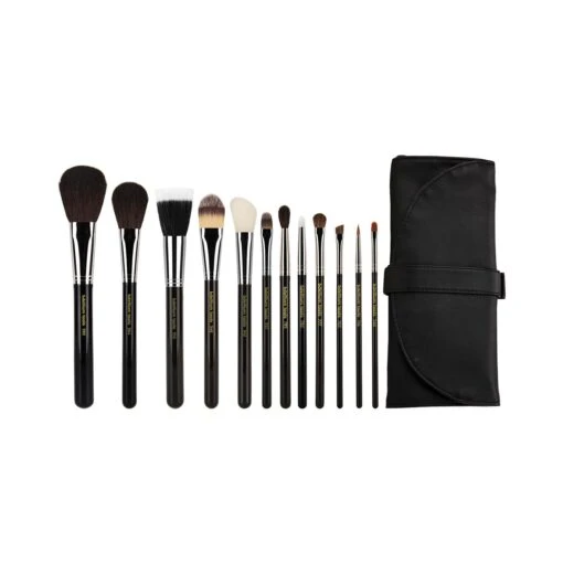 Maestro Complete 12pc. Brush Set With Roll-up Pouch