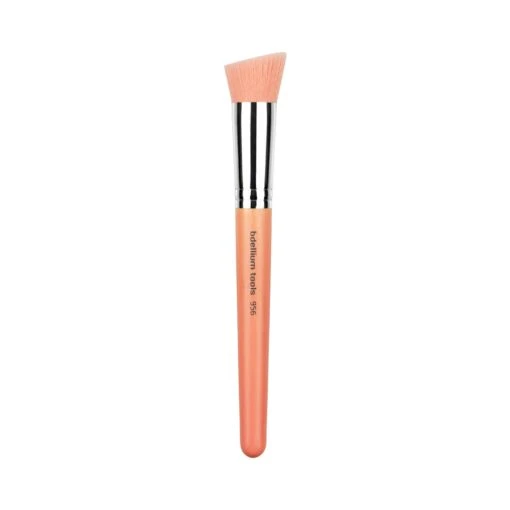 BDellium Tools - Pink Bambu - 956 Slanted Precision Kabuki Brush - Pink