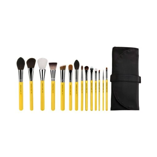 BDellium Tools - Studio The Collection 14pc. Brush Set With Roll-up Pouch