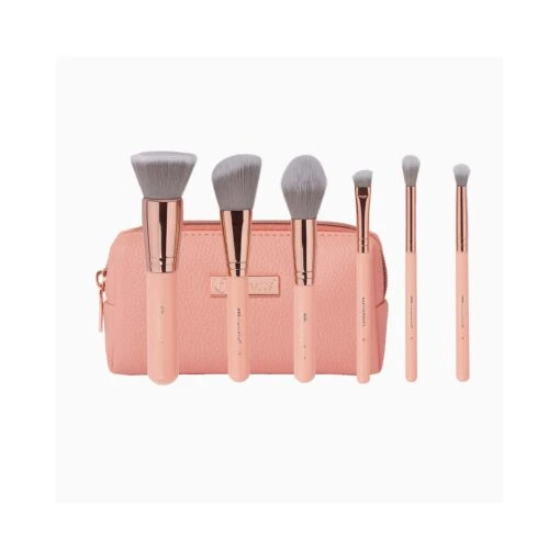 Petite Chic 6 Piece Mini Brush Set With Bag