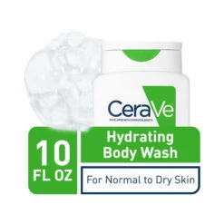 Cerave Hydrating Body Wash - 296ml -Cerave Shop CeraVe Gentle Hydrating Body Wash Moisturizes Normal to Dry Skin 2 301871955100 2500x2500 1