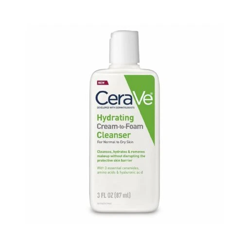 Cerave Hydrating Cream-to-Foam Cleanser