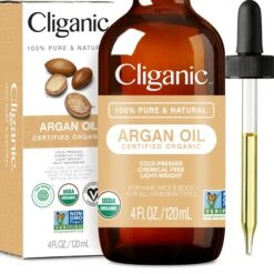 Organic Argan Oil -Cerave Shop Cliganic 100 Pure Natural Argan Oil 120ml 855102007897 2 2500x2500 1