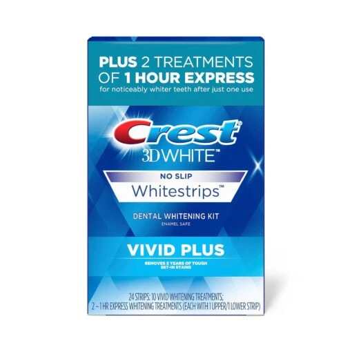 Crest® Crest 3D Whitestrips - Vivid Plus - Teeth Whitening Strip Kit - 24 Count