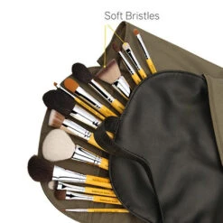 BDellium Tools - Studio The Collection 14pc. Brush Set With Roll-up Pouch -Cerave Shop myqt bdelliumtools studio 14 4